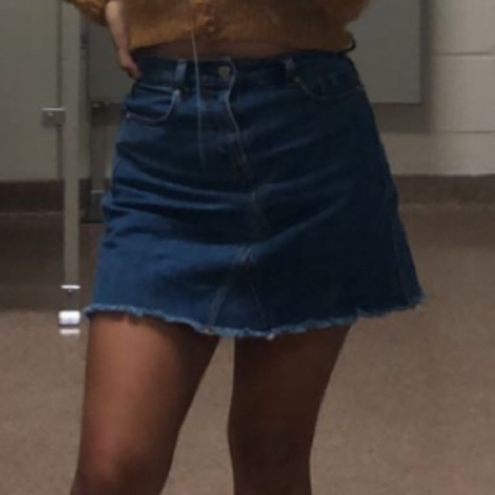 jean skirt